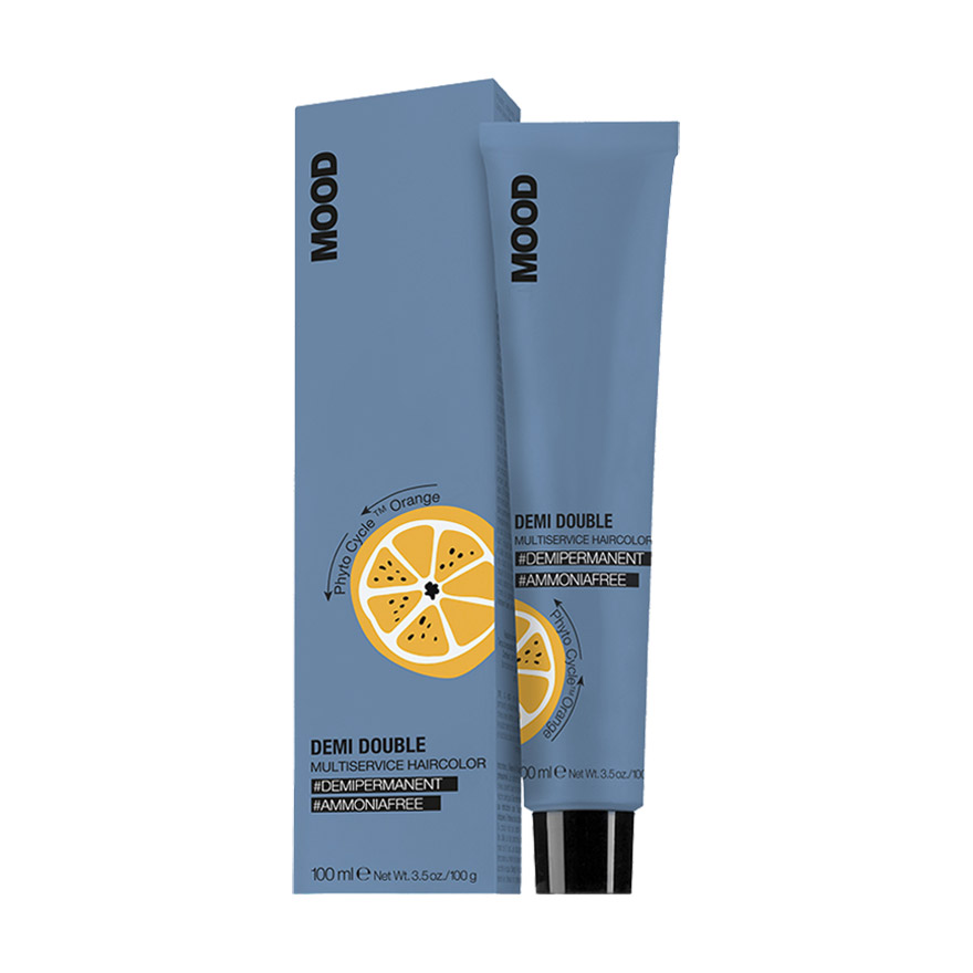 Деміперманентна фарба для волосся Mood Demi Double Multiservice Haircolor 5.55 Intense Red Light Brown, 100 мл